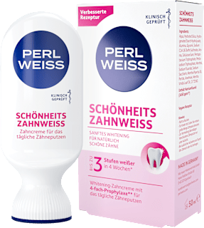 Zahnpasta Schönheits Zahnweiß Perlweiss