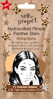 náplasti na akné Hydrocolloid Pimple Panther Stars Selfie Project