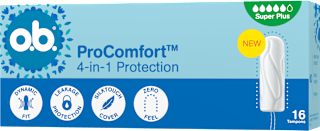 Tampony ProComfort Super Plus 4w1 o.b.