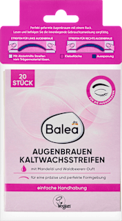 Kaltwachsstreifen Augenbrauen Balea