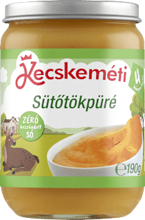 Zöldségpüré sütőtökkel 4 hónapos kortól Kecskeméti
