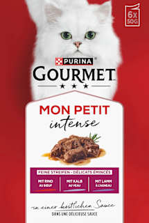 Nassfutter Katze mon Petit mit Rind, Kalb & Lamm Purina Gourmet