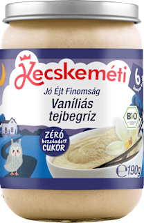 Bio vaníliás tejbegríz, 6 hónapos kortól Kecskeméti