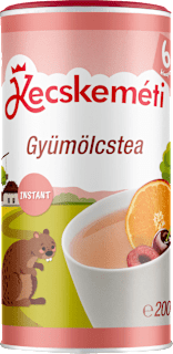Instant tea gyümölccsel 6 hónapos kortól Kecskeméti