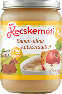 Bébidesszert banán-alma-kétszersült 4 hónapos kortól Kecskeméti