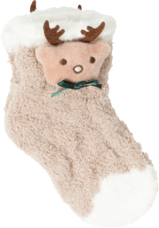 Kuschelsocken Kinder mit Rentier (1 Paar) PURSET
