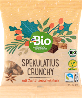 Knuspermüsli Spekulatius Crunchy mit Zartbitterschokolade dmBio