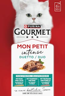 Nassfutter Katze mon Petit intense Duo Purina Gourmet