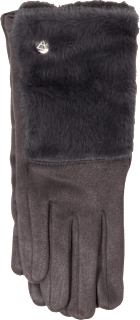 Handschuhe mit Fellbund braun (1 Paar) PURSET