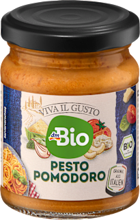 Pesto pomodoro s rajčicom, sirom i indijskim oraščićima dmBio
