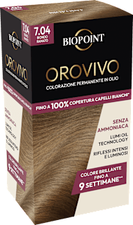 Colore Orovivo 7.04 Biondo Natuale Ramato BIOPOINT