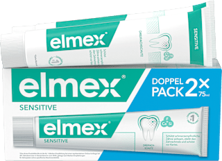 Zahnpasta Sensitive Doppelpack (2 x 75 ml) elmex