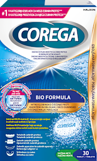 Bio Formula tablete za čiščenje zobnih protez COREGA