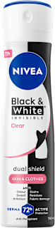 Дезодорант Black&White Invisible Clear NIVEA