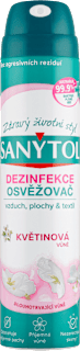 dezinfekce osvěžovač svěží květinová vůně SANYTOL