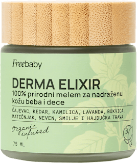 DERMA ELIXIR - 100% prirodni melem za nadraženu kožu beba i dece Free BABY