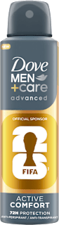 Deo sprej FIFA ACTIVE COM Dove MEN+CARE