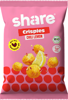 Knabbergebäck Crispies Chili Lemon share