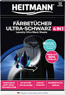 Färbetücher Ultra Schwarz 2in1 Heitmann