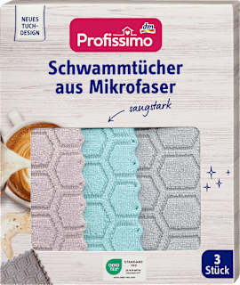 Schwammtücher aus Mikrofaser Profissimo