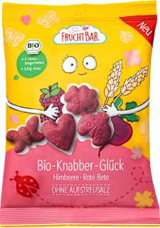 Kindersnack Knabber-Glück Himbeere & Rote Bete ab 3 Jahren FruchtBar
