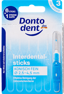 Interdentalbürsten blau 0,6 mm ISO 3 Dontodent