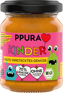 Pesto mit Gemüse für Kinder PPURA