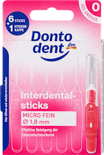 Interdentalbürsten pink 0,4 mm ISO 0 Dontodent