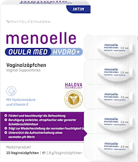 Vaginalzäpfchen Hydro+ Menoelle