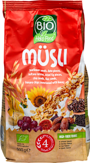 Voćni musli 4 vrste žitarica Heko Food