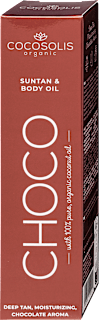 Ulei de corp bronzant Choco Cocosolis organic