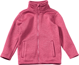Jacke aus Strickfleece, rosa, Gr. 128 PUSBLU
