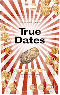 Datulje s okusom – kokice s karamelom True Dates