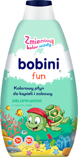 Płyn do kąpieli i zabawy barwiący wodę Zielona woda bobini fun