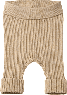 Strickhose mit Mitwachsfunktion, beige, Gr. 59 ALANA