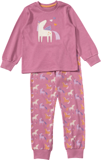 Schlafanzug mit Einhorn-Motiv, rosa, Gr. 122/128 ALANA