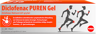 Diclofenac PUREN Gel Diclofenac-Natrium 0,01 g/g Gel PUREN