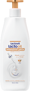 tělové mléko lacto oil lactovit