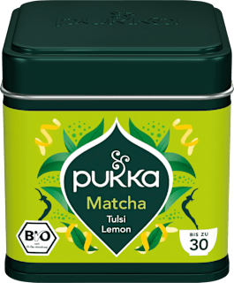 Grüner Tee Matcha, Tulsi Lemon pukka
