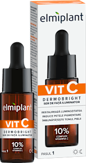 Ser pentru față iluminator cu vitamina C Elmiplant