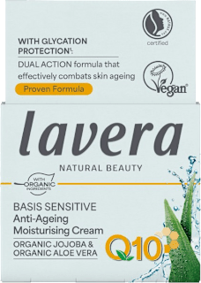 Crema idratante antirughe Basis Sensitiv lavera NATURKOSMETIK