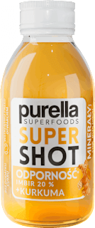 Super Shot Odporność Imbir 20 % + Kurkuma purella