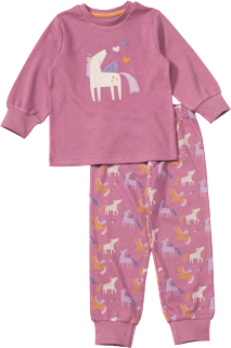 Schlafanzug mit Einhorn-Motiv, rosa, Gr. 98/104 ALANA