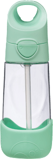 Butelka tritanowa ze słomką 450 ml, Spearmint b.box