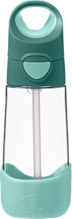 Butelka tritanowa ze słomką 450 ml, Emerald Forest b.box