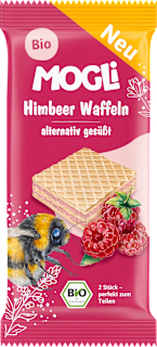 bio malinové vafličky MOGLi