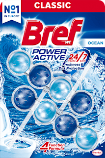 WC blok Power Aktiv Ocean 2x50 g Bref