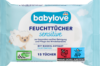 Chusteczki nawilżane Sensitive babylove