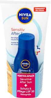 After Sun Pflegeset Sensitive Creme-Gel & Schutz & Pflege Lotion LSF 30 NIVEA SUN