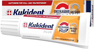 Haftcreme Plus Unschlagbare Bisskraft  Kukident
